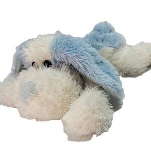 Toys R Us Floppy Darby Puppy Dog Plush 15" Blue White Animal Alley Boy Stuffed
